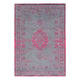 Louis De Poortere Traditional Fading World Medallion Designer Rugs 8261 Pink Flash