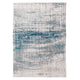 Louis De Poortere Modern Abstract Mad Men Griff Rug 8421 in Bronx Azurite