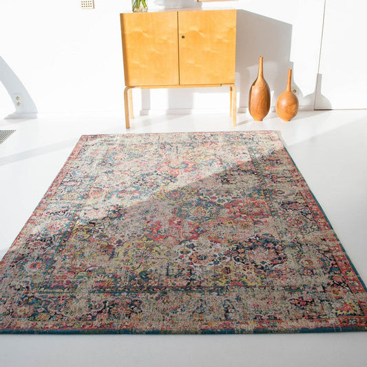 Louis De Poortere Antiquarian Antique Bakthiari Rugs 8712 in Janissary Multi