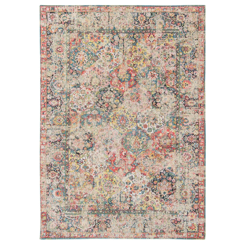 Louis De Poortere Antiquarian Antique Bakthiari Rugs 8712 in Janissary Multi