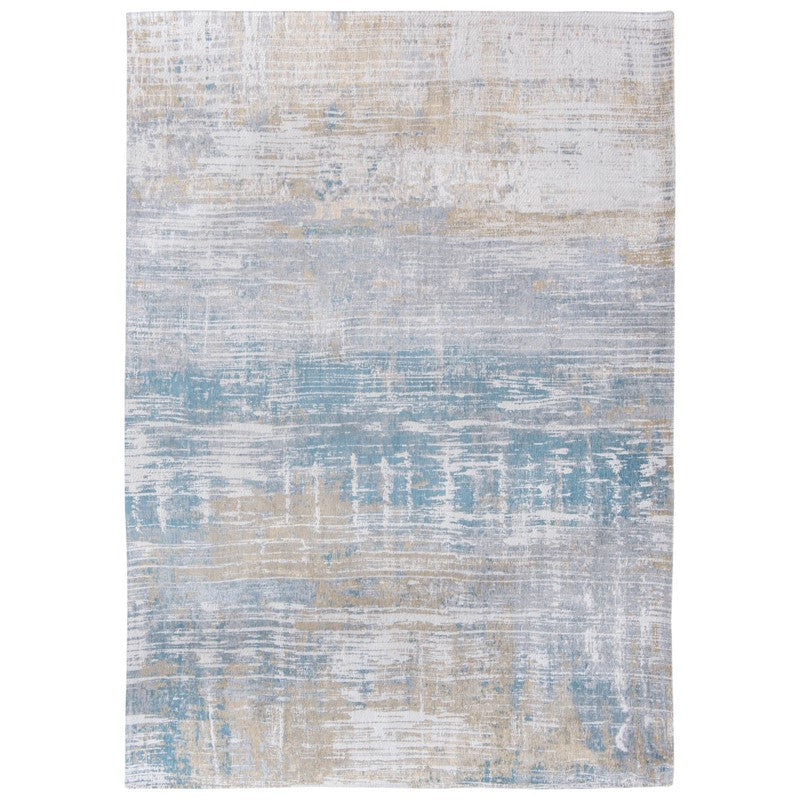 Louis De Poortere Atlantic Streaks Rugs 8718 in Long Island Blue