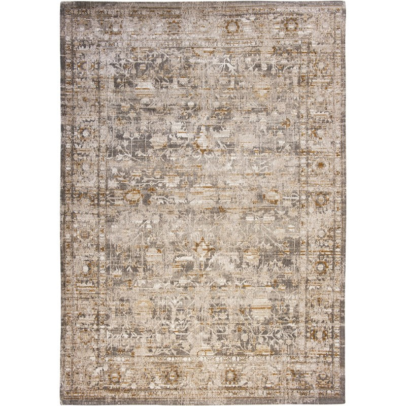 Louis De Poortere Traditional Antiquarian Ushak Designer Rugs 8884 in Suleiman Grey