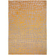 Louis De Poortere Modern Abstract Mad Men Dedalo Rugs 9205 in Yellow Scarab