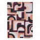 Louis De Poortere Geometric Nuance Module Rugs 9209 in Pink Rohe