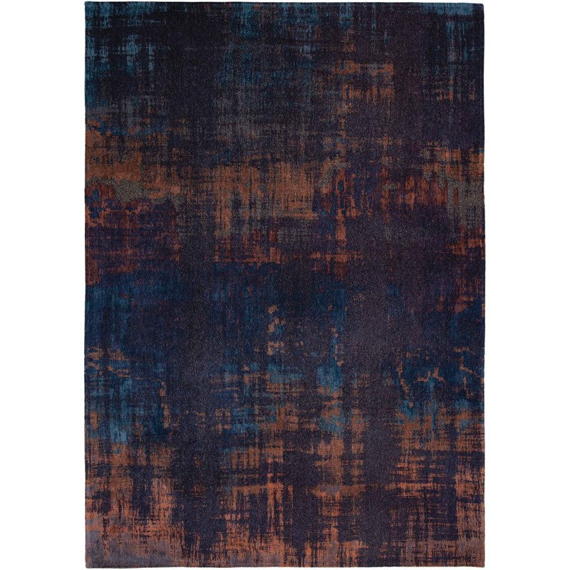 Atlantic Venetian Dust Abstract Rugs 9211 in Sunset Blue