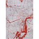 Louis De Poortere Designer Amsterdam Rugs in 9323 Orange Cut