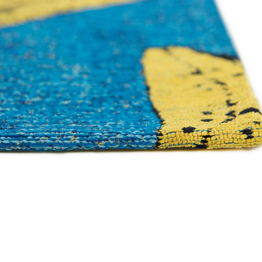 Louis De Poortere Designer Banana Rugs in 9394 California Blue