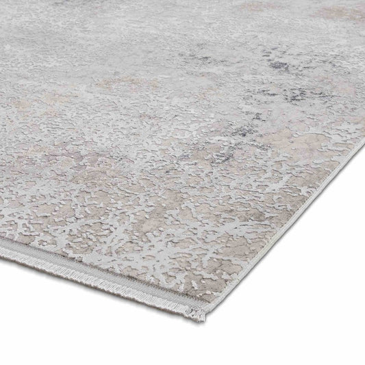 Bellagio 9196 Modern Abstract Distressed Rugs in Beige