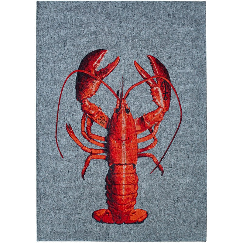 Louis De Poortere Designer Lobster Rugs in 9389 Steam Red